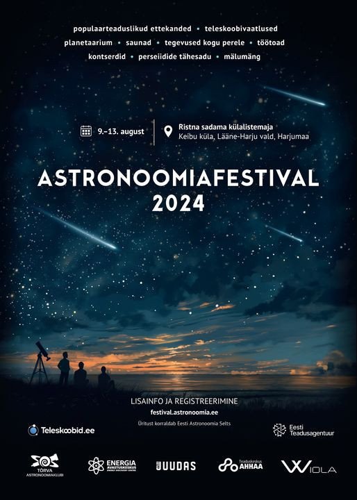 Veel mõni nädal ja Astronoomiafestival 2024 ongi käes